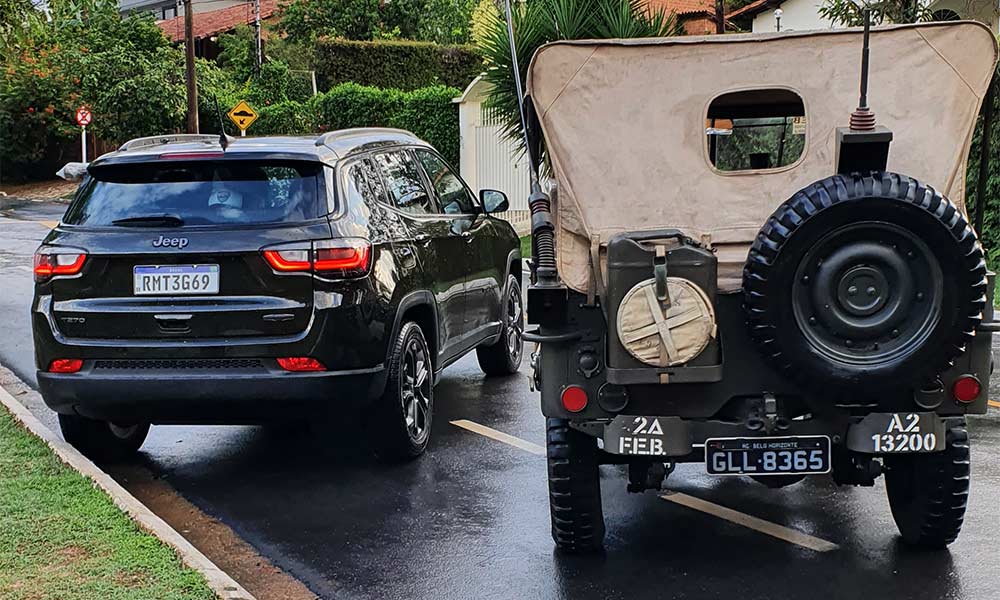 Jeep Compass Série 80 Anos e o Willys MB 1944: oito décadas de história (foto: Thiago Ventura)