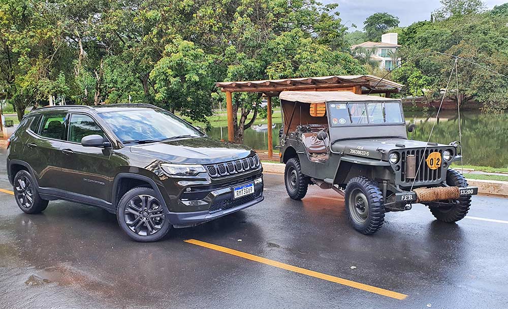 Jeep Compass Série 80 Anos e o Willys MB 1944: oito décadas de história (foto: Thiago Ventura)