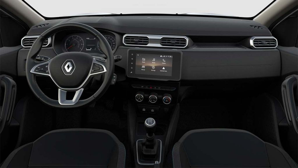 Interior do Duster manual é melhor acabado agora na versão Intense